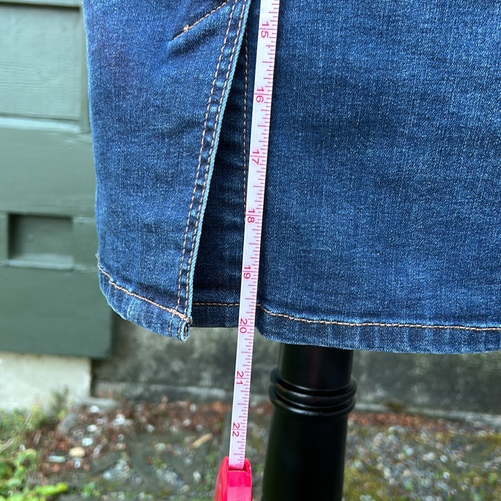 J.Jill Denim Skirt 4 - Picture 4 of 11